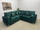 Ashford Corner Sofa Plush Velvet Sofa Range - Choose Combination