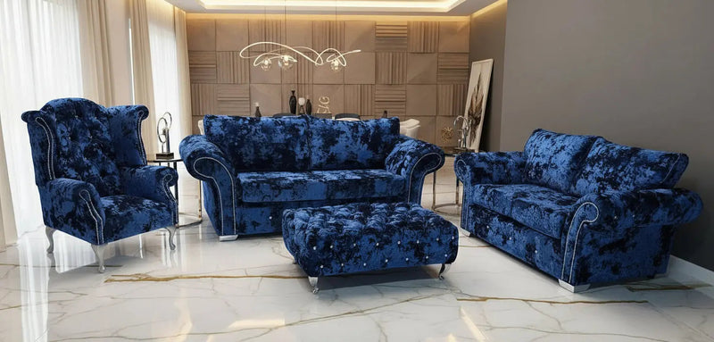 Duresta Lustro Crushed Velvet Sofa Range