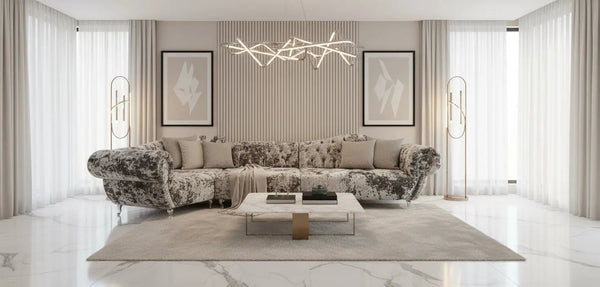 FABRAGE LUSTRO CRUSHED VELVET SOFA RANGE