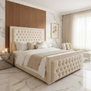 Arizona Plush Velvet Bed – Bespoke Handcrafted Bedstead (Made in the UK)