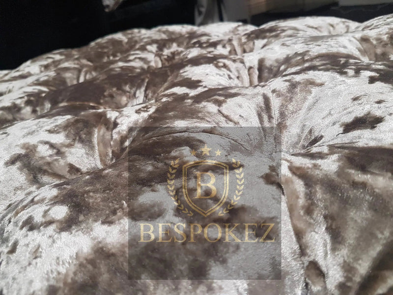 CRUSHED VELVET FOOTSTOOL 1 METER X 50 CM