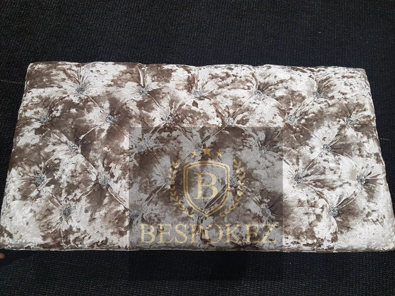 CRUSHED VELVET FOOTSTOOL 1 METER X 50 CM