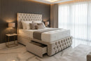 Charles Divan Bed with or without Drawers – Bespoke Upholstered Bedframe