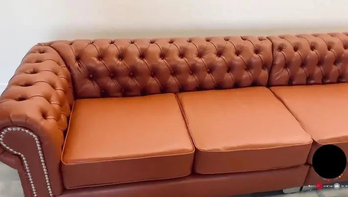 Richmond Chesterfield Velvet/Leather Sofa Range