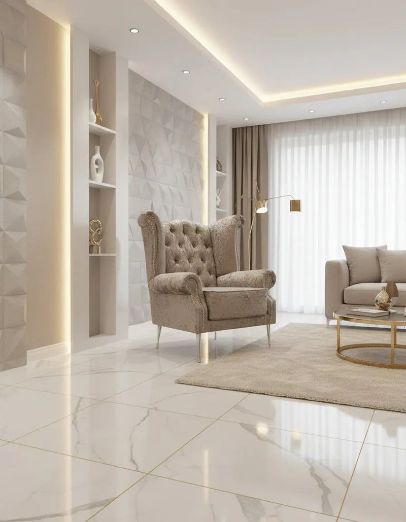 Queen Ann Armchair – French Velvet & Lustro Velvet | Bespoke Luxury