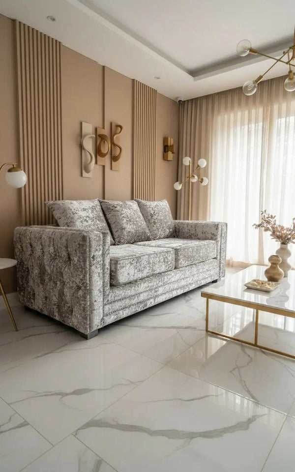VOGUE LUSTRO CRUSHED VELVET SOFA RANGE