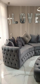 CURVED VELVET ROYAL BOHEMIA SOFA