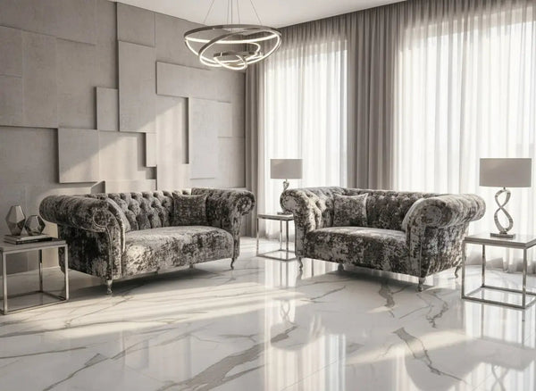 CHELSEA PREMIER LUSTRO CRUSHED VELVET SOFA RANGE