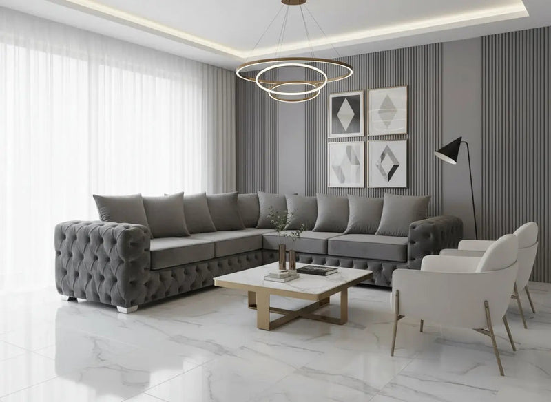 Ashton Premium French Velvet Sofa Range