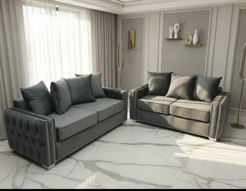 Vogue French Velvet Sofa Range