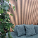 WPC Wood Effect Slatted Wall Panels F I INTERIORS