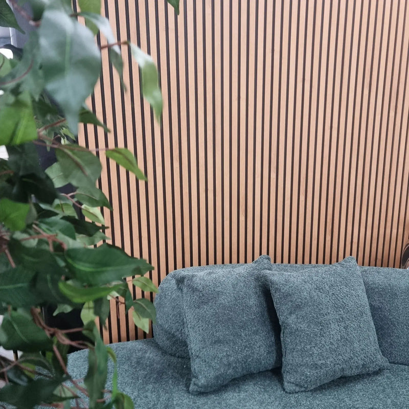 WPC Wood Effect Slatted Wall Panels F I INTERIORS