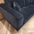 Aluxo Lenox Sofa Range in Aegean Blue Velvet furnish 365