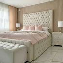 Mila Plush Velvet Bed – Bespoke Handcrafted Bedstead (Made in the UK)