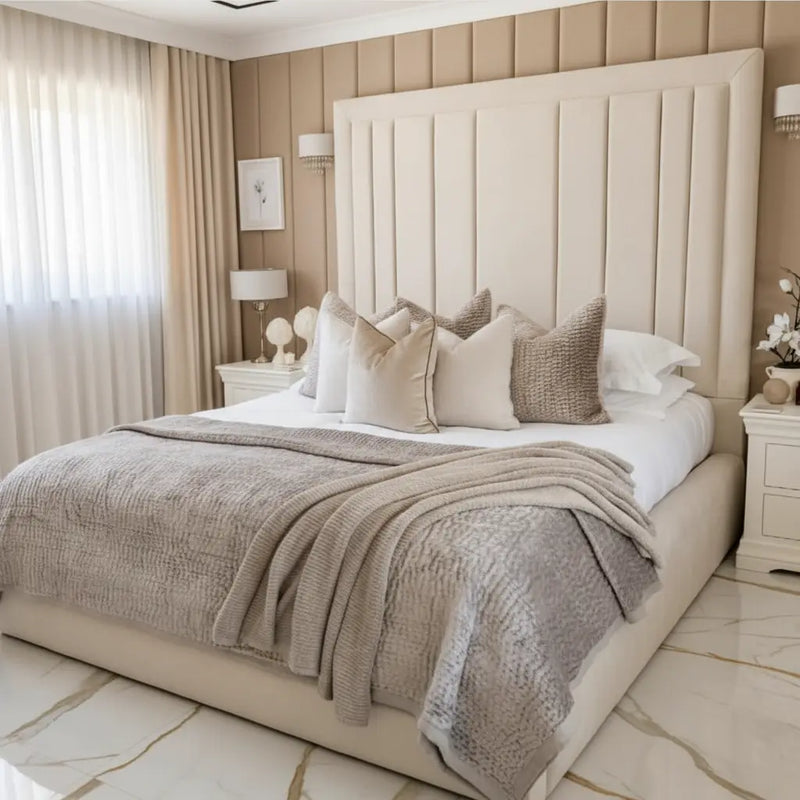 Ignite Plush Velvet Bed – Bespoke Handcrafted Bedstead (Made in the UK)