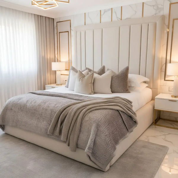 Ignite Plush Velvet Bed – Bespoke Handcrafted Bedstead (Made in the UK)