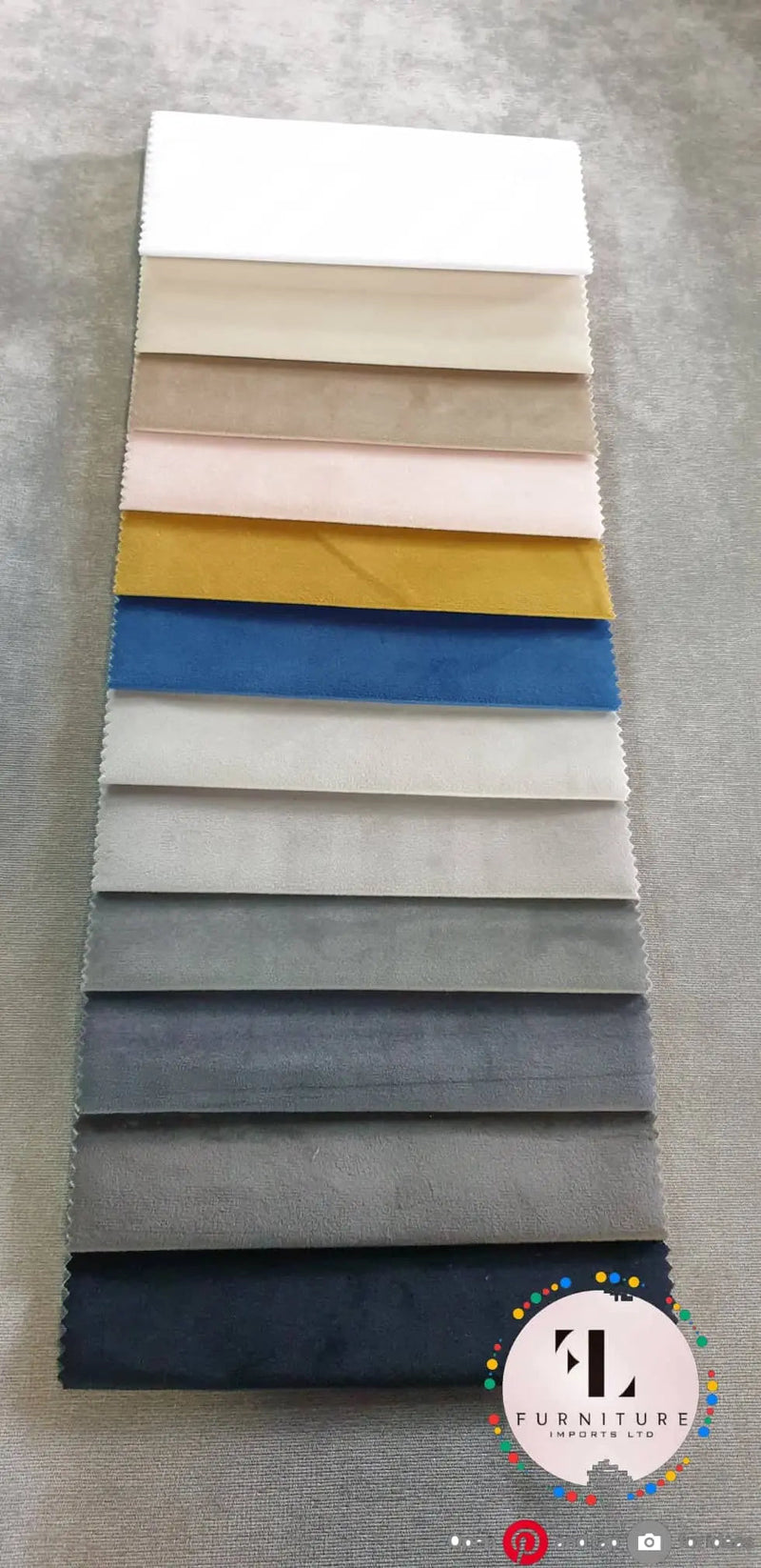 BEDFRAME SAMPLE - Plush Velvet Fabric Sample