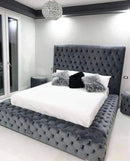 Park Lane Plush Velvet Bed Frame – Bespoke Handcrafted Chesterfield Design