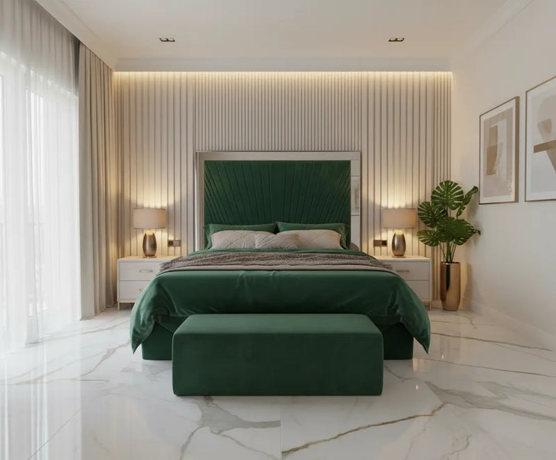 Isla Mirrored Bed Frame – Bespoke Handmade Design