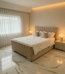 Sumara Divan Ottoman Bed in Plush Velvet – Handmade Luxury Storage Bed