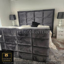 Avery Plush Velvet Bed – Bespoke Handcrafted Bedstead (Made in the UK)