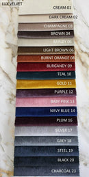 DUBAI SOFA SAMPLE - LUXE VELVET (SHINY GLITTER FABRIC)