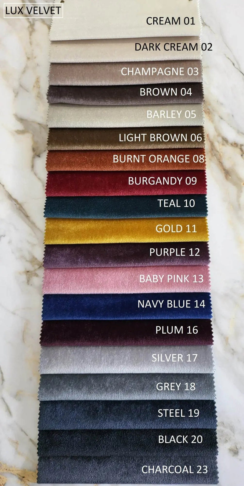 DUBAI SOFA SAMPLE - LUXE VELVET (SHINY GLITTER FABRIC)