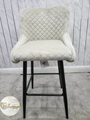 VEGAS VELVET BARSTOOL CHAMPAGNE