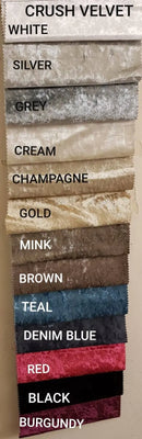 Park Lane Crushed Velvet Bed Frame – Bespoke Chesterfield Design, Handcrafted in the UK