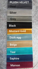 Arianna premier velvet ottoman bedframe