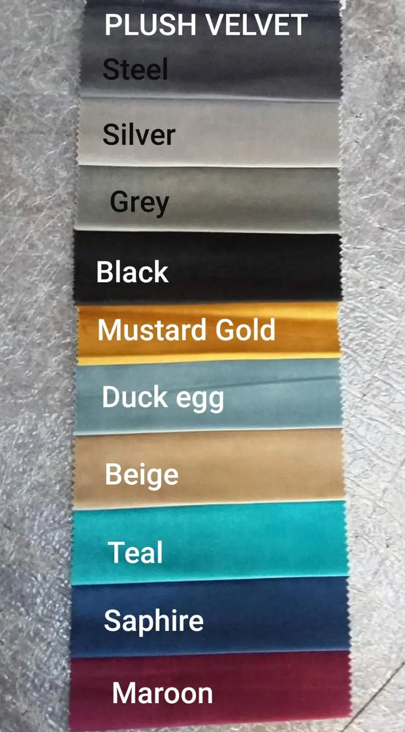 Plush Velvet Chesterfield FootStool with CRYSTAL DIAMONDS Pouffe footstool living room footstool