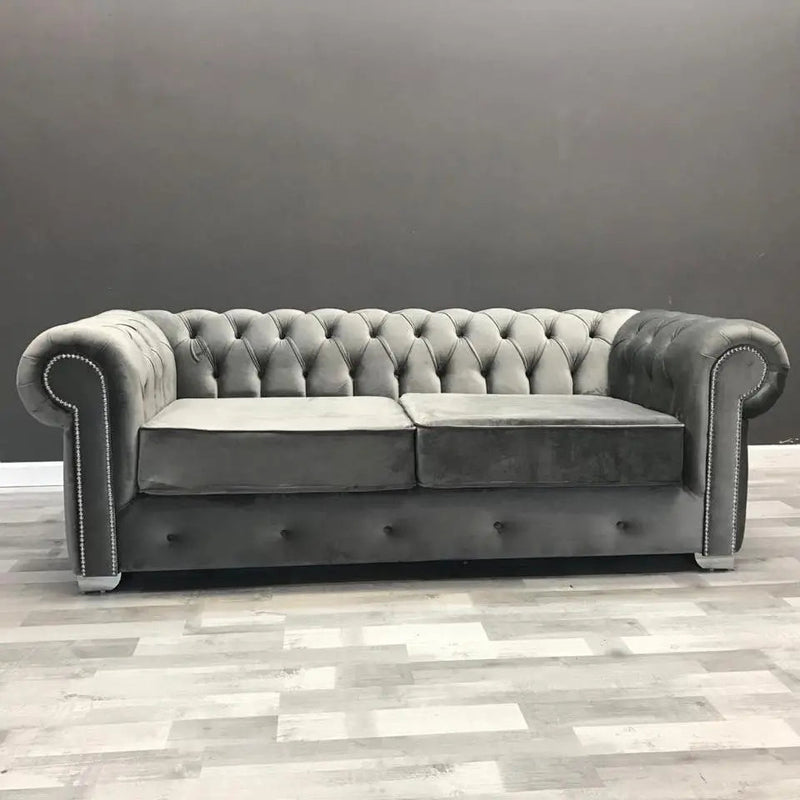 ROCKINGHAM CHESTERFIELD FRENCH VELVET SOFA RANGE