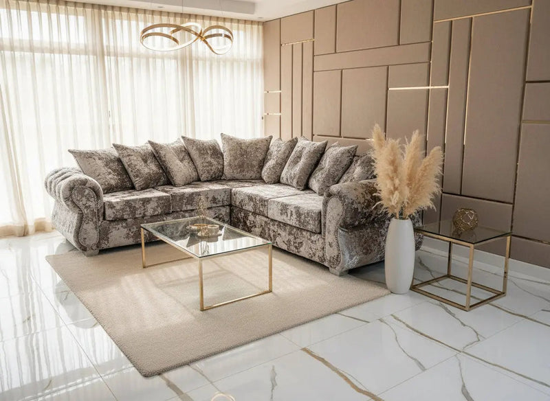 RINO LUSTRO CRUSHED VELVET SOFA RANGE