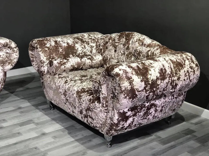 FABRAGE LUSTRO CRUSHED VELVET SOFA RANGE