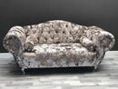 FABRAGE LUSTRO CRUSHED VELVET SOFA RANGE