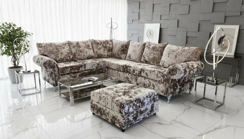 Duresta Lustro Crushed Velvet Sofa Range