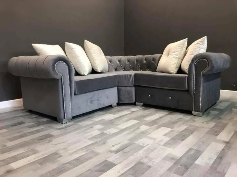 ROCKINGHAM CHESTERFIELD FRENCH VELVET SOFA RANGE