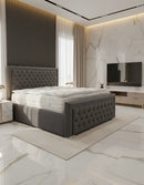 Arizona Plush Velvet Bed – Bespoke Handcrafted Bedstead (Made in the UK)