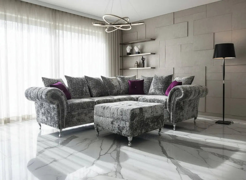 BALMEIN EXCLUSIVE LUSTRO CRUSHED VELVET SOFA RANGE
