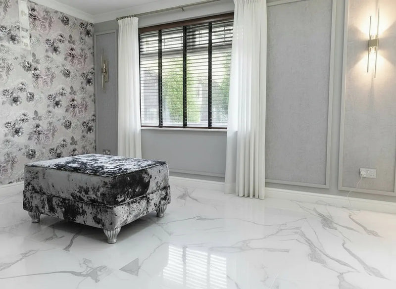 Square Lustro Sofa Footstool