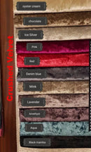 CRUSHED VELVET UPHOLSTERY FABRIC