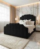 Lucy Plush Velvet Bed – Bespoke Handcrafted Bedstead (Made in the UK)