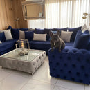 ASHTON FRENCH VELVET U CORNER SOFA RANGE