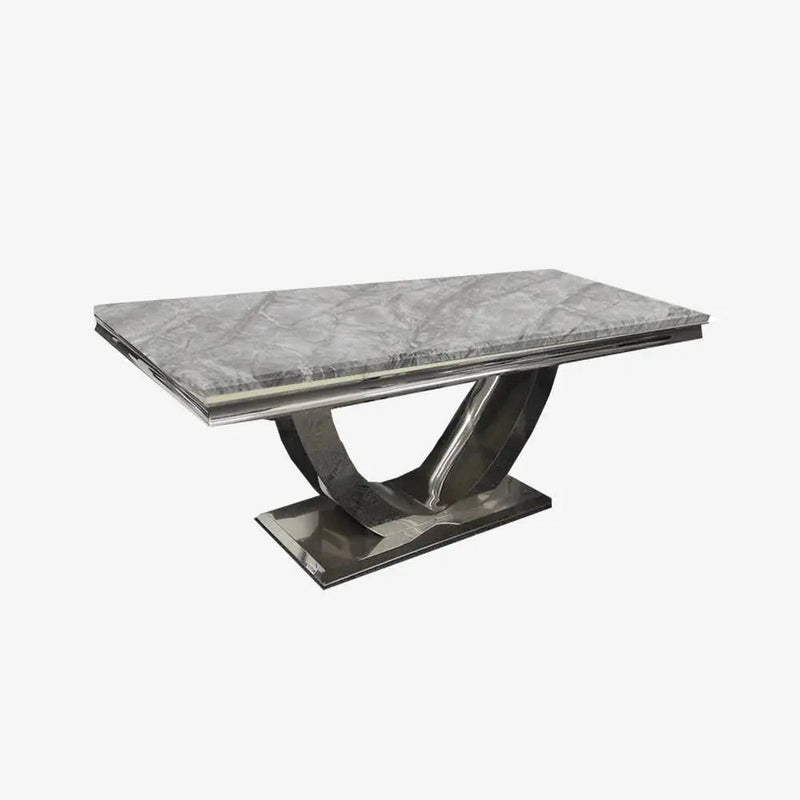 Arial Marble & Glass Coffee Table
