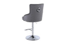 Majestic Luxury Barstool Round knocker back Adjustable Height