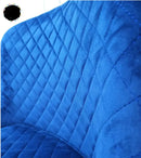 Vegas navy blue velvet barstool CELEBRITY INTERIORS