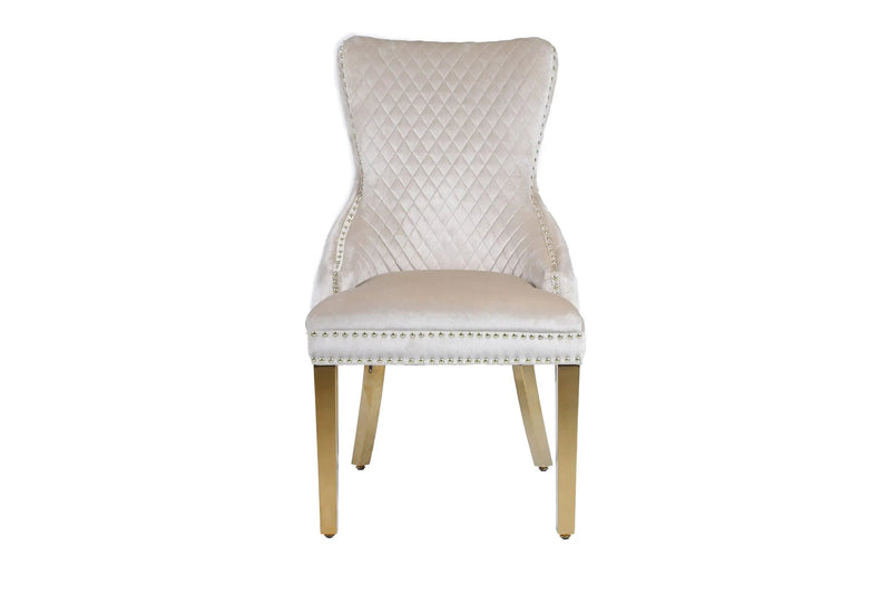 Victoria Gold Detailing Knocker back Dining Chair