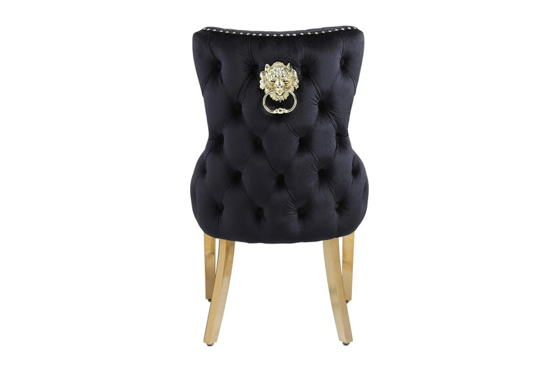 Victoria Gold Detailing Knocker back Dining Chair