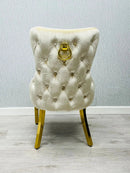 Victoria Gold Detailing Circle Knocker back Dining Chair