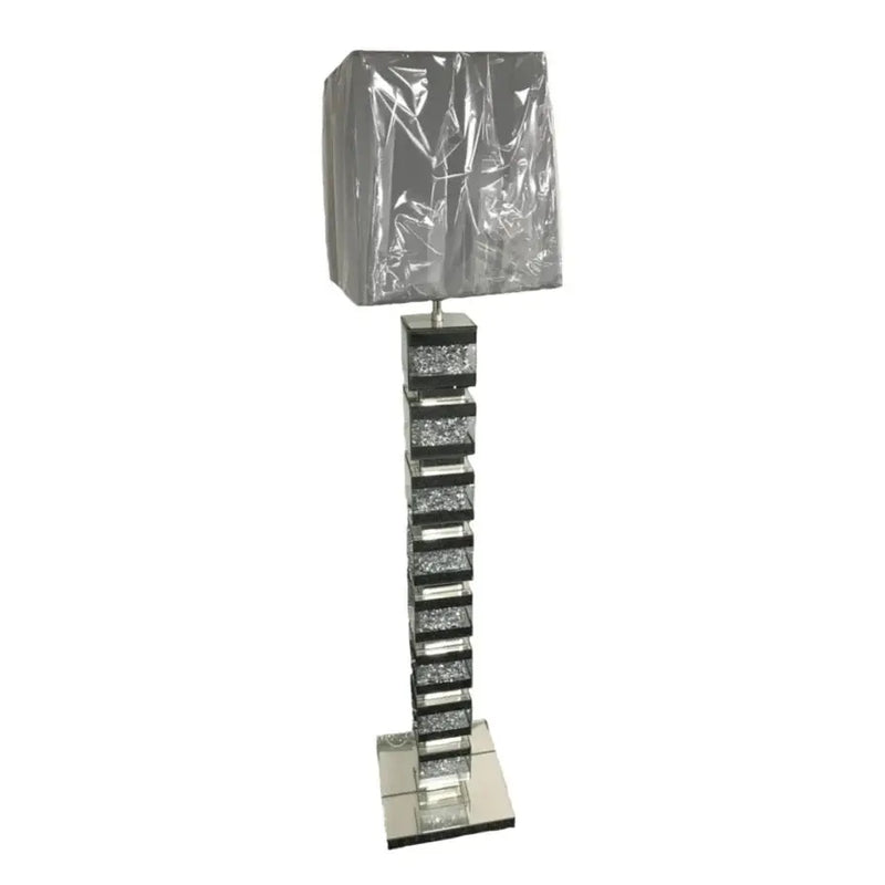 Roma Crushed Diamond Layered Floor Lamp FIL